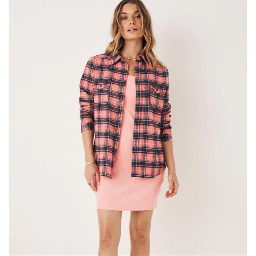 Maverick Flannel Coral S
